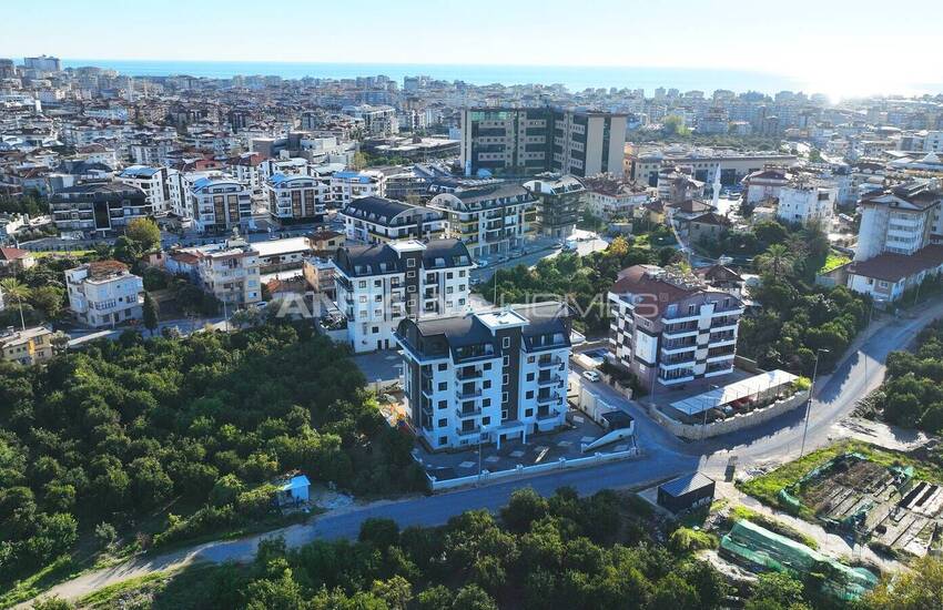 Färdiga Lägenheter I Ett Komplex Nära Bekvämligheter I Alanya Oba 7
