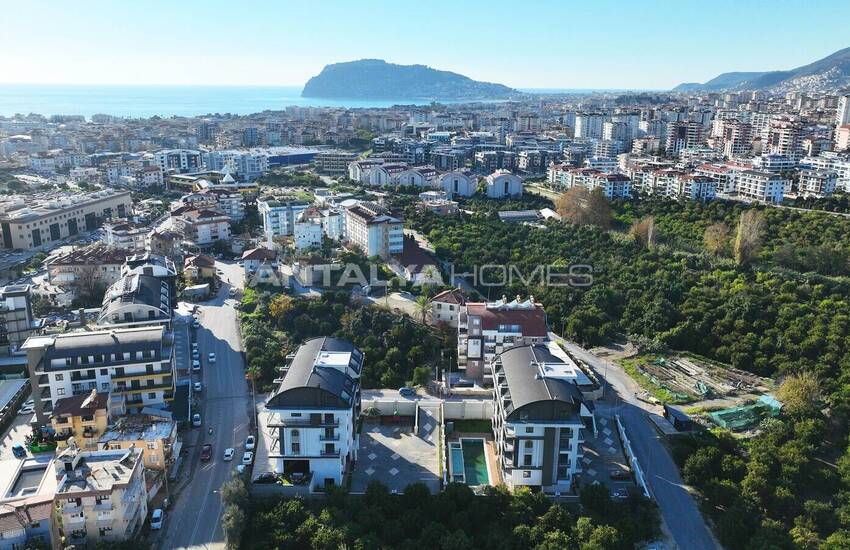 Färdiga Lägenheter I Ett Komplex Nära Bekvämligheter I Alanya Oba 5