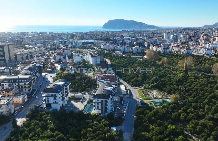 Färdiga Lägenheter I Ett Komplex Nära Bekvämligheter I Alanya Oba 3
