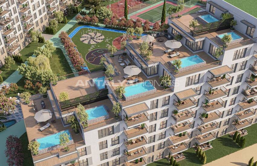 آپارتمان های سرمایه گذاری در یک پروژه جامع در آنتالیا آلتینتاس 7