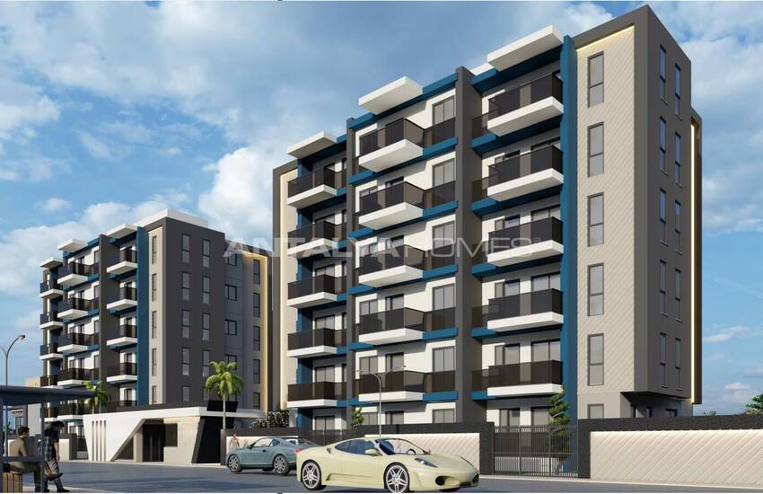 شقق أنيقة في أنطاليا مع مسبح ومواقف سيارات داخلية 1