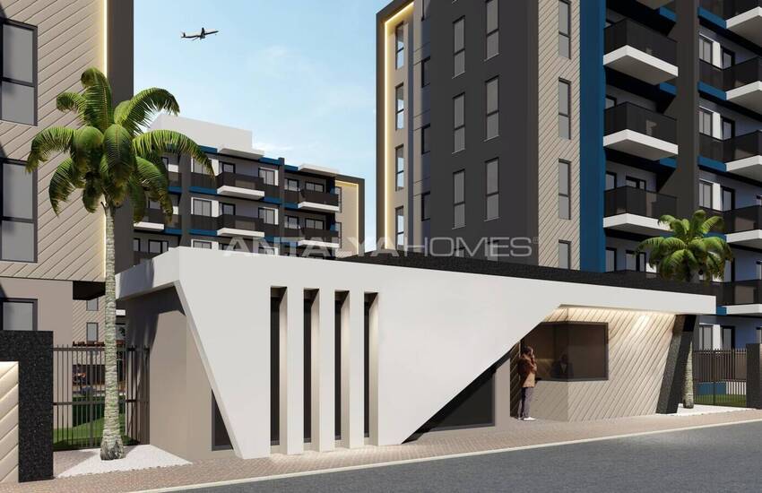 شقق أنيقة في أنطاليا مع مسبح ومواقف سيارات داخلية 5