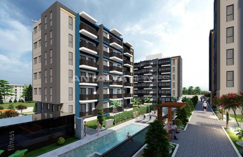 شقق أنيقة في أنطاليا مع مسبح ومواقف سيارات داخلية 4