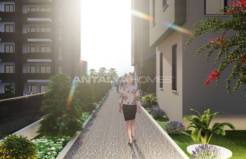 شقق أنيقة في أنطاليا مع مسبح ومواقف سيارات داخلية 16