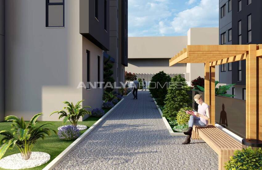 شقق أنيقة في أنطاليا مع مسبح ومواقف سيارات داخلية 14