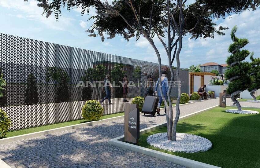 شقق أنيقة في أنطاليا مع مسبح ومواقف سيارات داخلية 12