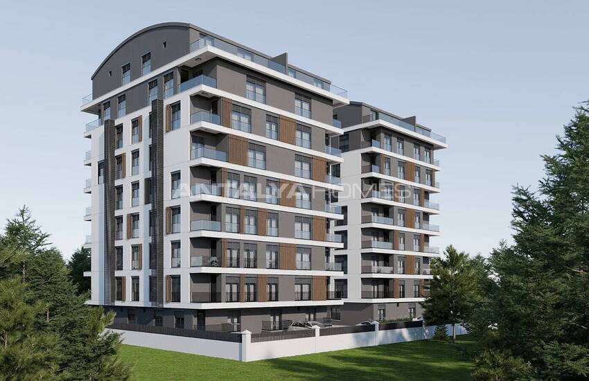 Stylish Apartments in a Complex with Parking Lot in Antalya