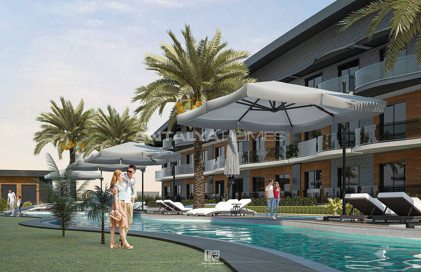 Duplex 3-slaapkamer Appartement Kundu Kanyon Nabij Strand In Antalya 14