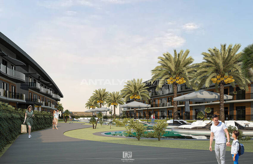 Duplex 3-sovrumslägenhet I Kundu Kanyon Nära Stranden I Antalya 11