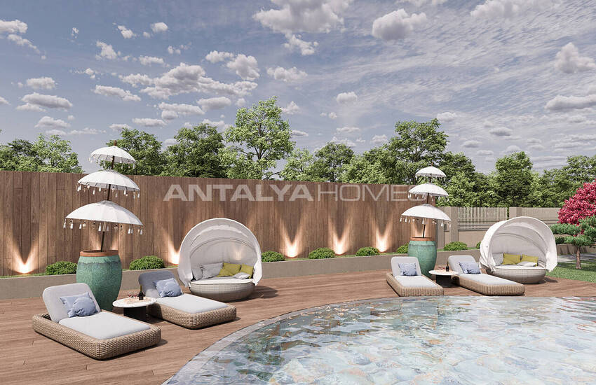 Duplex 3-sovrumslägenhet I Kundu Kanyon Nära Stranden I Antalya 13