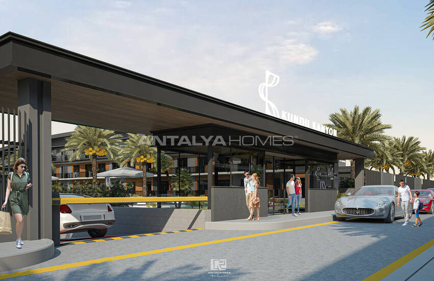 Duplex 3-sovrumslägenhet I Kundu Kanyon Nära Stranden I Antalya 12