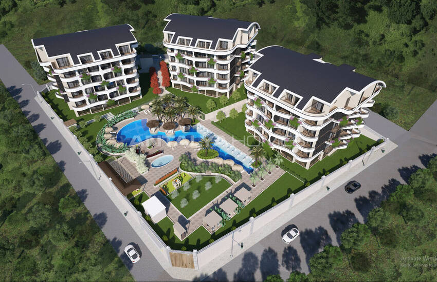 Stylish Properties in a Natural Environment in Alanya Oba 1