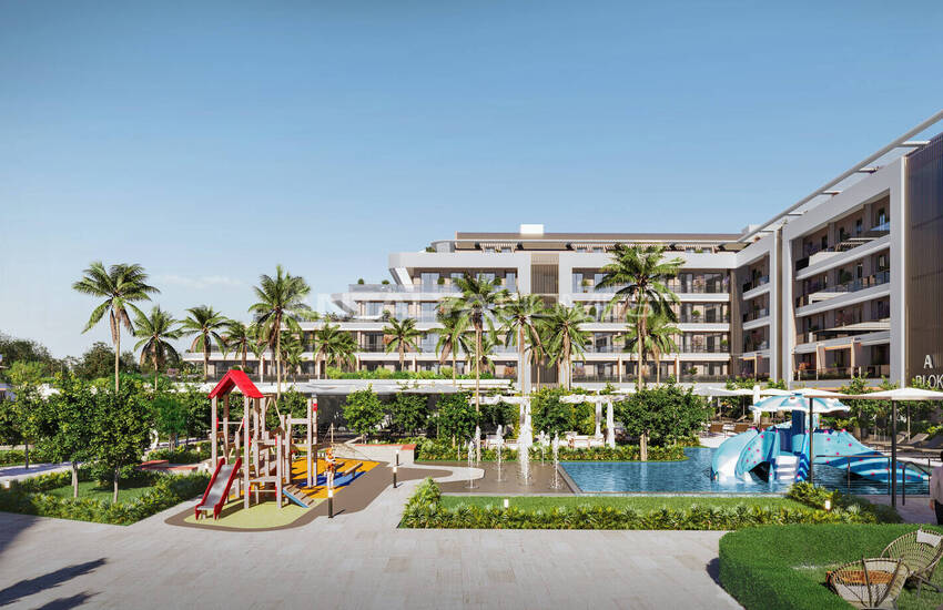 شقق في مجمع سكني بالقرب من الشاطئ في أنطاليا كوندو 6