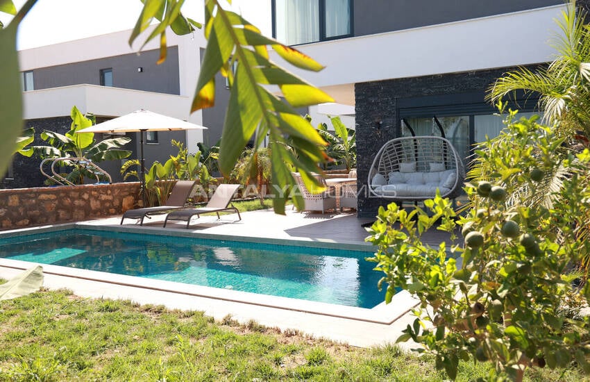 Maisons Prêtes À Aménager Avec Piscine Et Jardin À Alanya Incekum 4