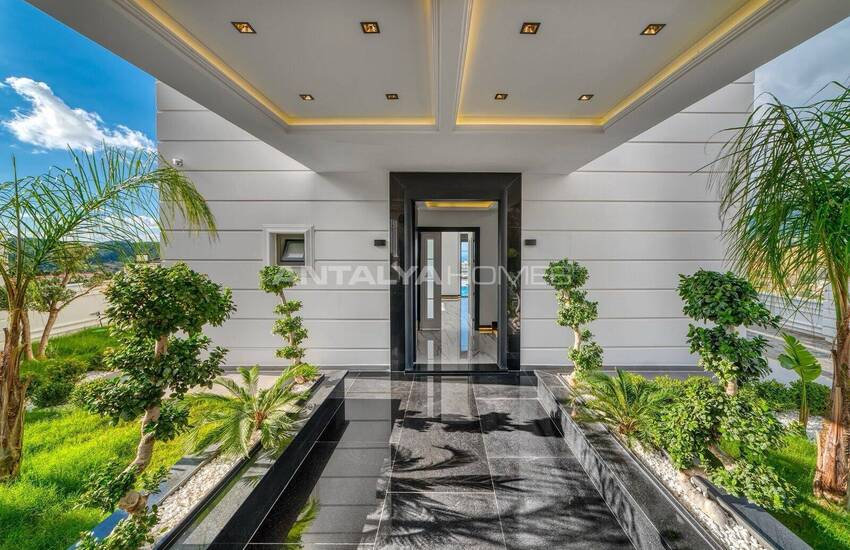 Alanya Kargıcak'ta Deniz Manzaralı Şık Tasarımlı Müstakil Villa 7