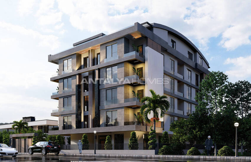 Antalya Konyaaltı'nda Plaja Yakın Havuzlu Otoparklı Sitede Daireler 4