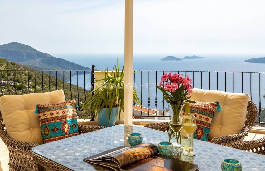 4-bedroom Sea-view House with Pool in Antalya Kalkan 18
