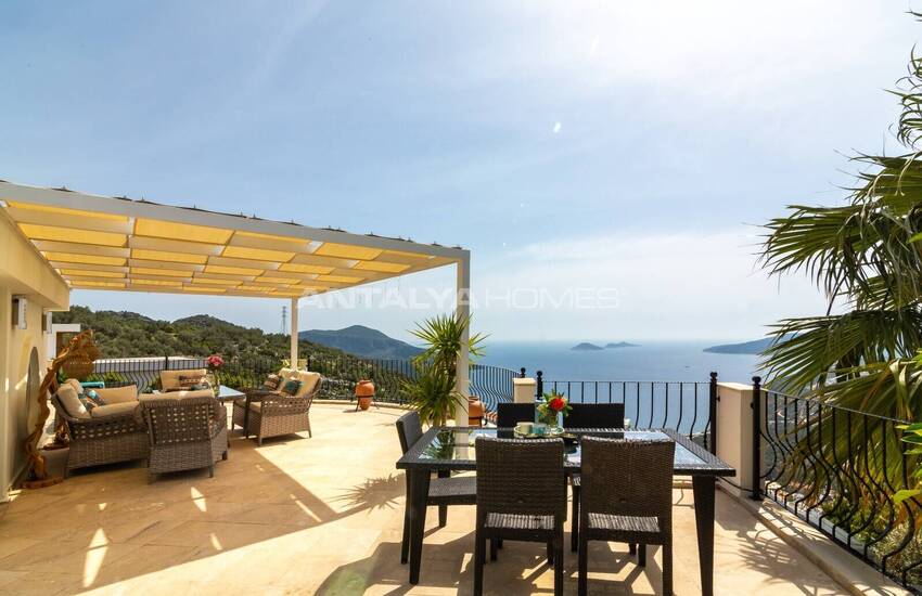 4-bedroom Sea-view House with Pool in Antalya Kalkan 13