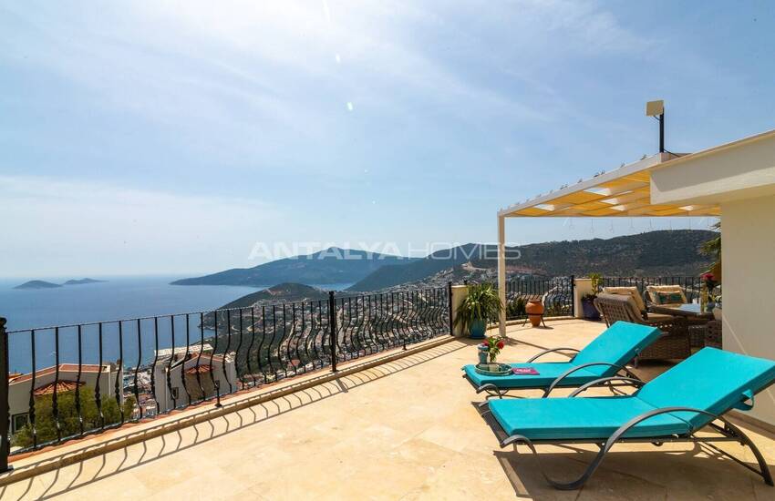4-bedroom Sea-view House with Pool in Antalya Kalkan 12