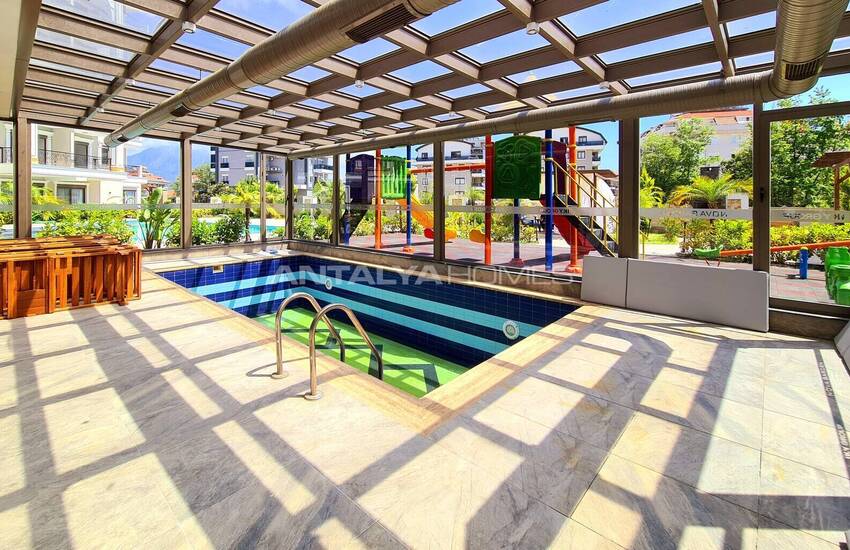 Alanya'da Zengin Olanaklı Sitede Şehir ve Dağ Manzaralı Daireler 17