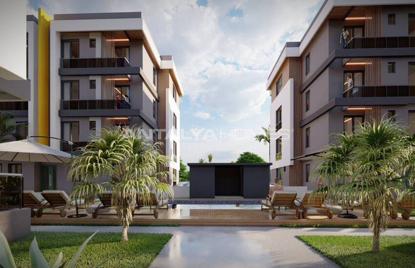 Appartements En Complexe Avec Piscine Et Parking À Kepez Antalya 11