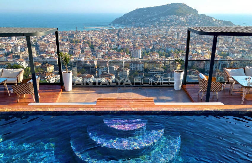 Bezugsfertige Meerblick-wohnungen In Einer Anlage Mit Pool In Alanya