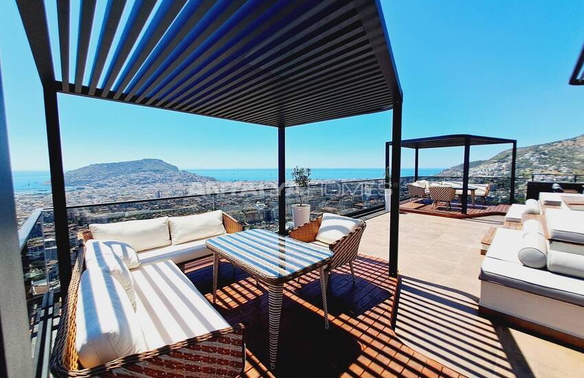 Bezugsfertige Meerblick-wohnungen In Einer Anlage Mit Pool In Alanya 9