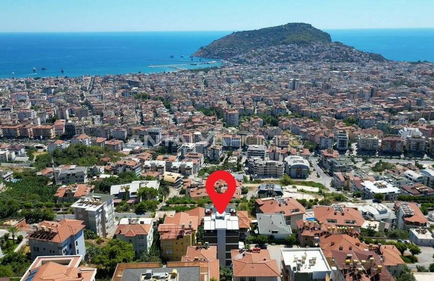 شقق جاهزة بإطلالة على البحر في مجمع بحمام سباحة في ألانيا 16