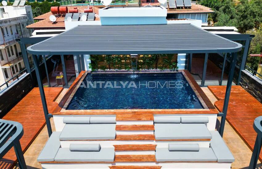 شقق جاهزة بإطلالة على البحر في مجمع بحمام سباحة في ألانيا 6