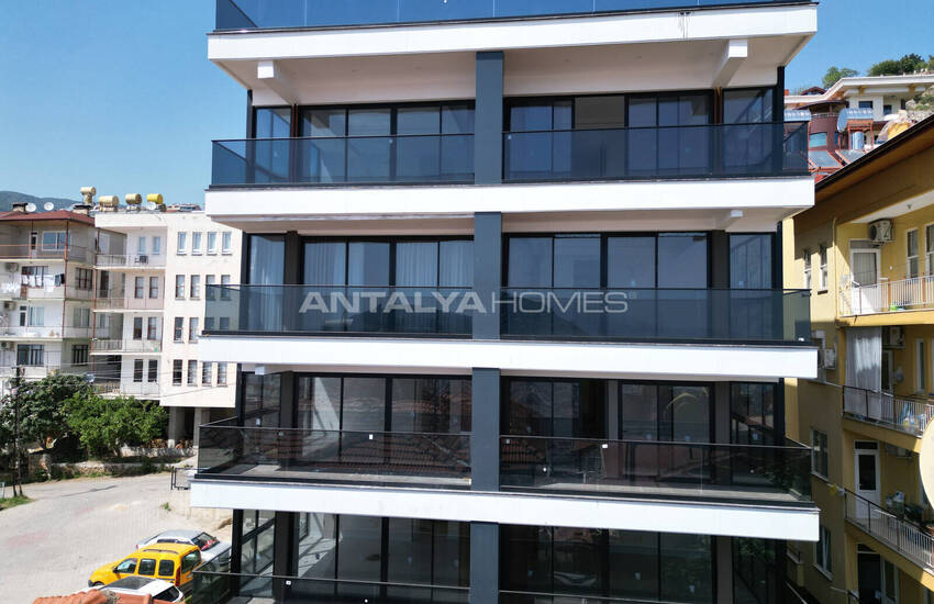 شقق جاهزة بإطلالة على البحر في مجمع بحمام سباحة في ألانيا 5