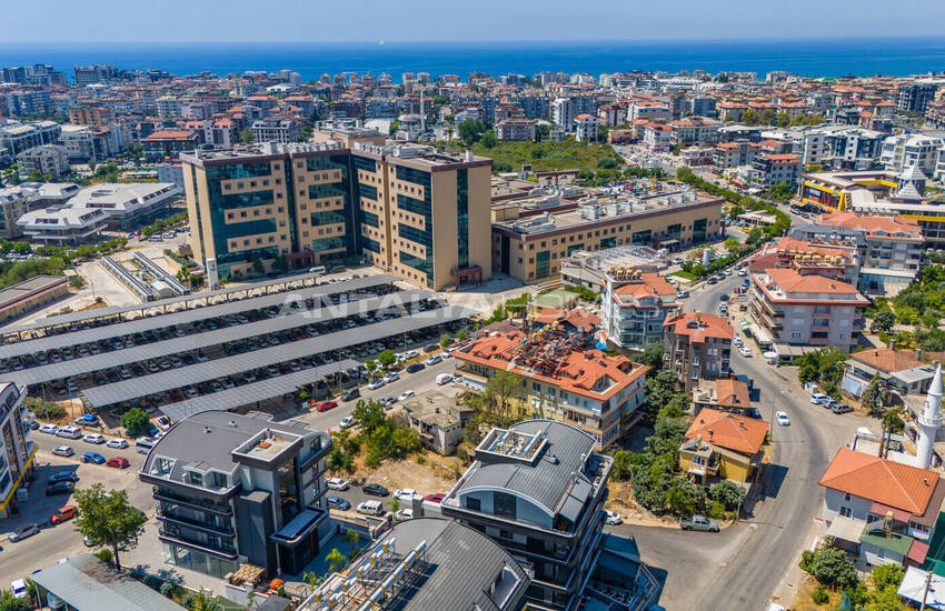 Стильные готовые квартиры в комплексе с бассейном в Алании 12