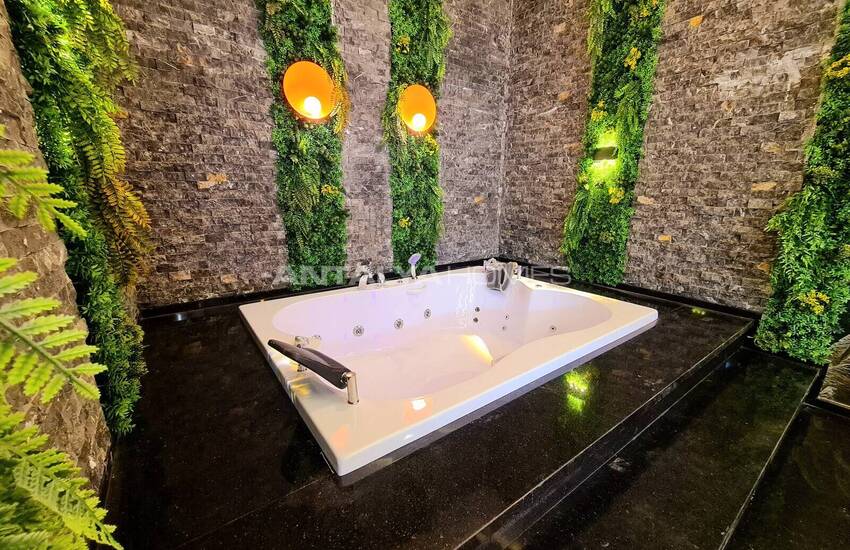 Стильные готовые квартиры в комплексе с бассейном в Алании 27