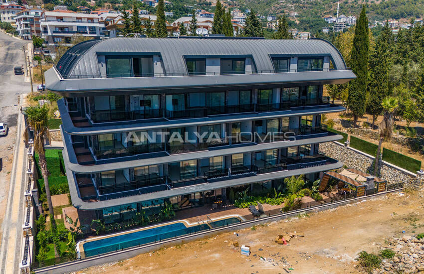 Appartements Avec Vue Sur La Ville Près Des Services À Alanya Antalya 1