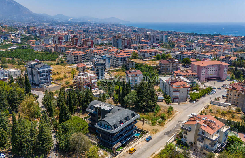 Appartements Avec Vue Sur La Ville Près Des Services À Alanya Antalya 4