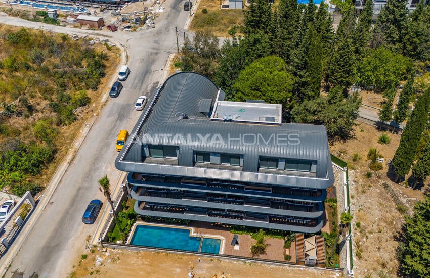 Appartements Avec Vue Sur La Ville Près Des Services À Alanya Antalya 3
