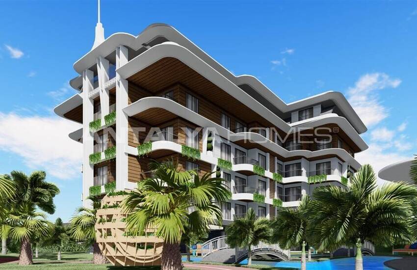Elegant Apartments in a Hotel Concept Project in Alanya Oba 8