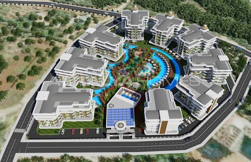 Elegant Apartments in a Hotel Concept Project in Alanya Oba 3