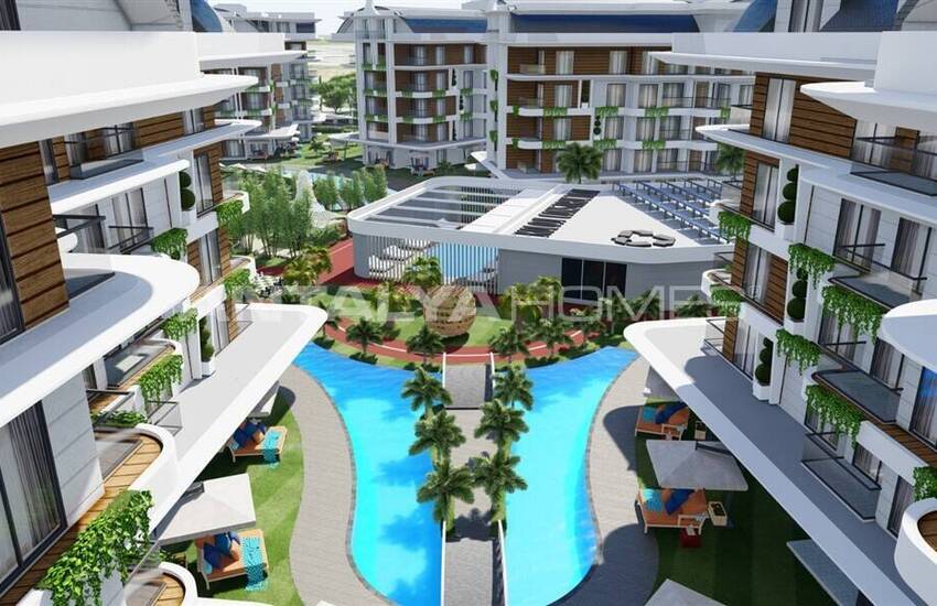 Elegant Apartments in a Hotel Concept Project in Alanya Oba 2