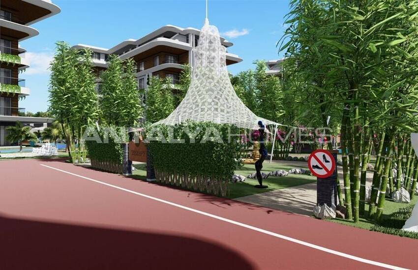 Elegant Apartments in a Hotel Concept Project in Alanya Oba 11