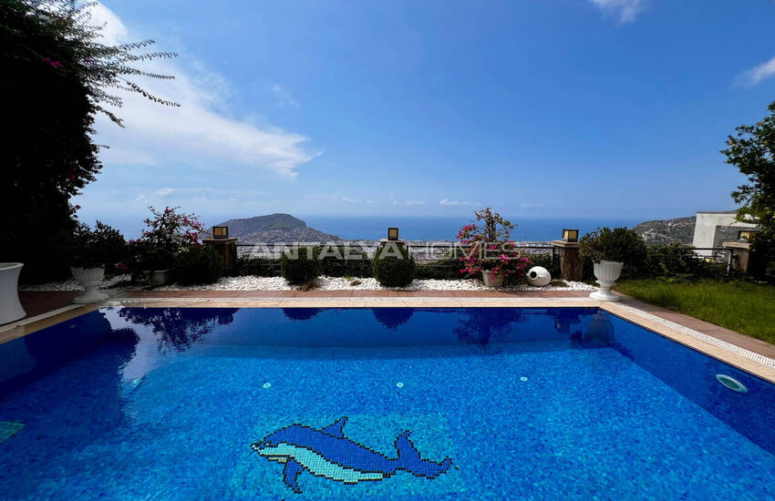 Maison Avec Vue Sur La Mer Et Piscine À Alanya Bektas 2