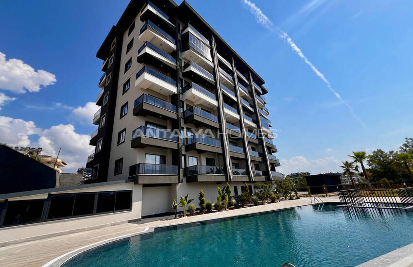 Lägenhet Med Havsutsikt I Ett Komplex Med Pool I Alanya Avsallar 3