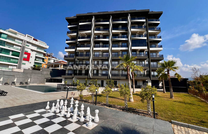 Appartement Vue Mer Dans Un Complexe Avec Piscine À Alanya Avsallar