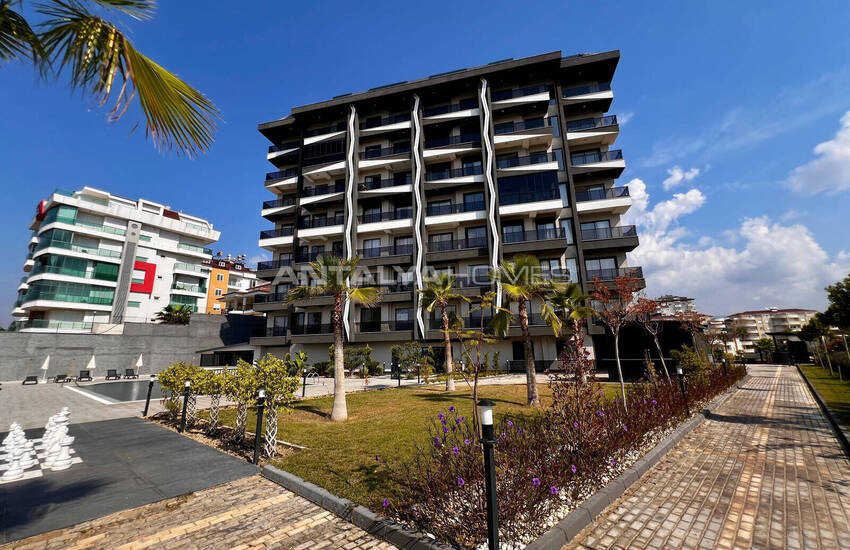 Lägenhet Med Havsutsikt I Ett Komplex Med Pool I Alanya Avsallar 1