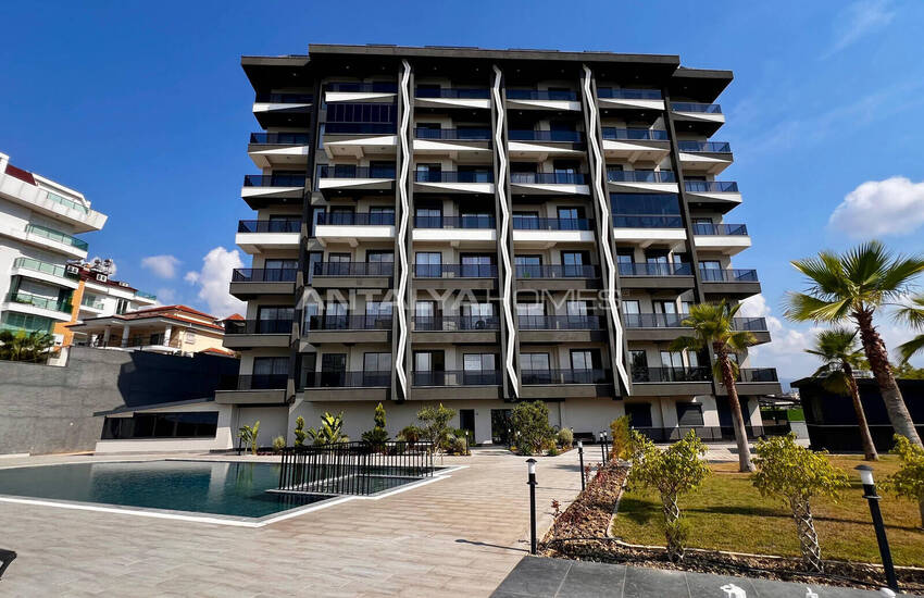 Lägenhet Med Havsutsikt I Ett Komplex Med Pool I Alanya Avsallar 2
