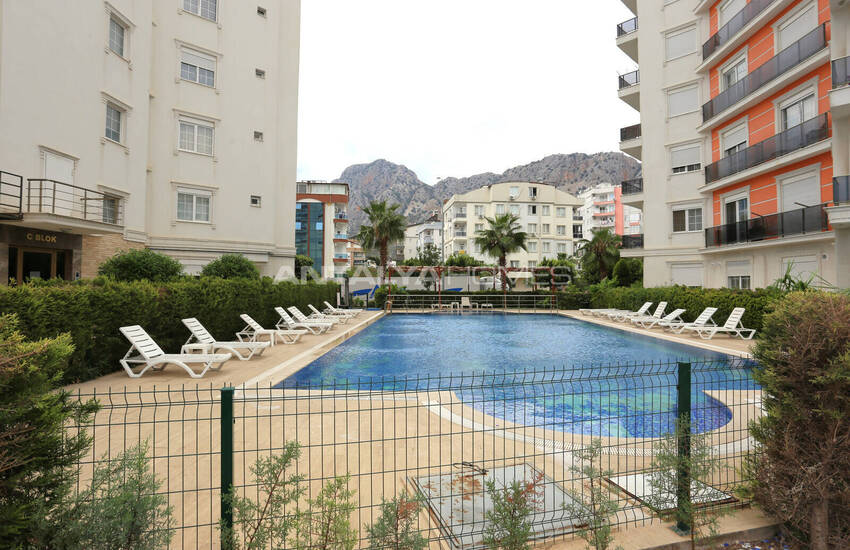 Rymlig Lägenhet I Ett Komplex Med Pool I Antalya Hurma 11