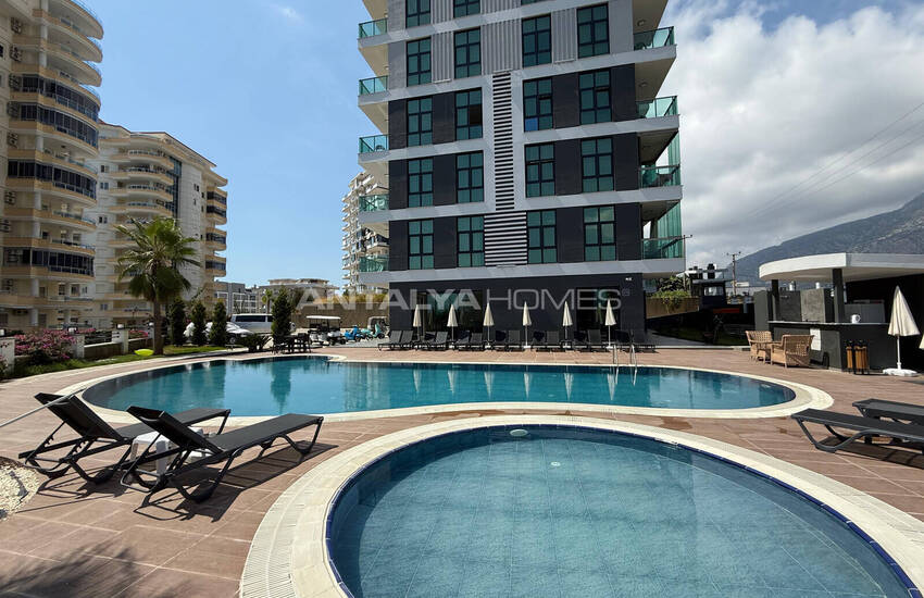 Appartement Vue Mer Avec Piscine Et Parking À Alanya 1