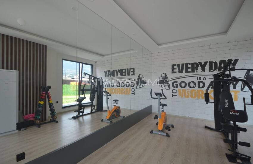 آپارتمان با دید دریا با استخر و پارکینگ در آلانیا 10