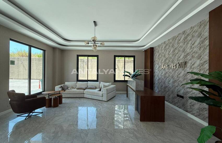 آپارتمان با دید دریا با استخر و پارکینگ در آلانیا 7