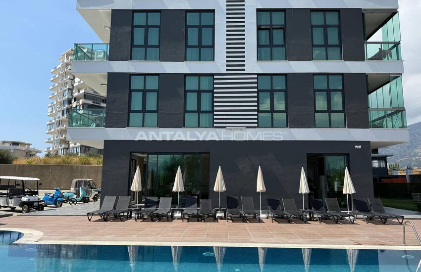 آپارتمان با دید دریا با استخر و پارکینگ در آلانیا 3