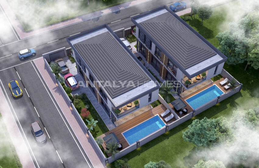 Maison Individuelle De 4 Chambres Avec Piscine À Antalya Dosemealti 10
